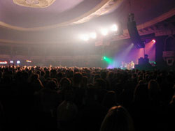 Once a site of ballroom dancing, the Eagles Ballroom is now host to concerts from a variety of music genres. Photo courtesy of Rob Miller