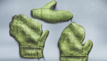 Picture showing Wisconsin and Michigan as mittens.