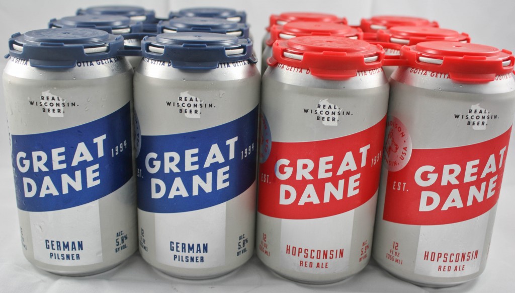 Wirtz Beverage distributes The Great Dane's products, including its newest addition - craft beer in cans. Photo by Wirtz Beverage